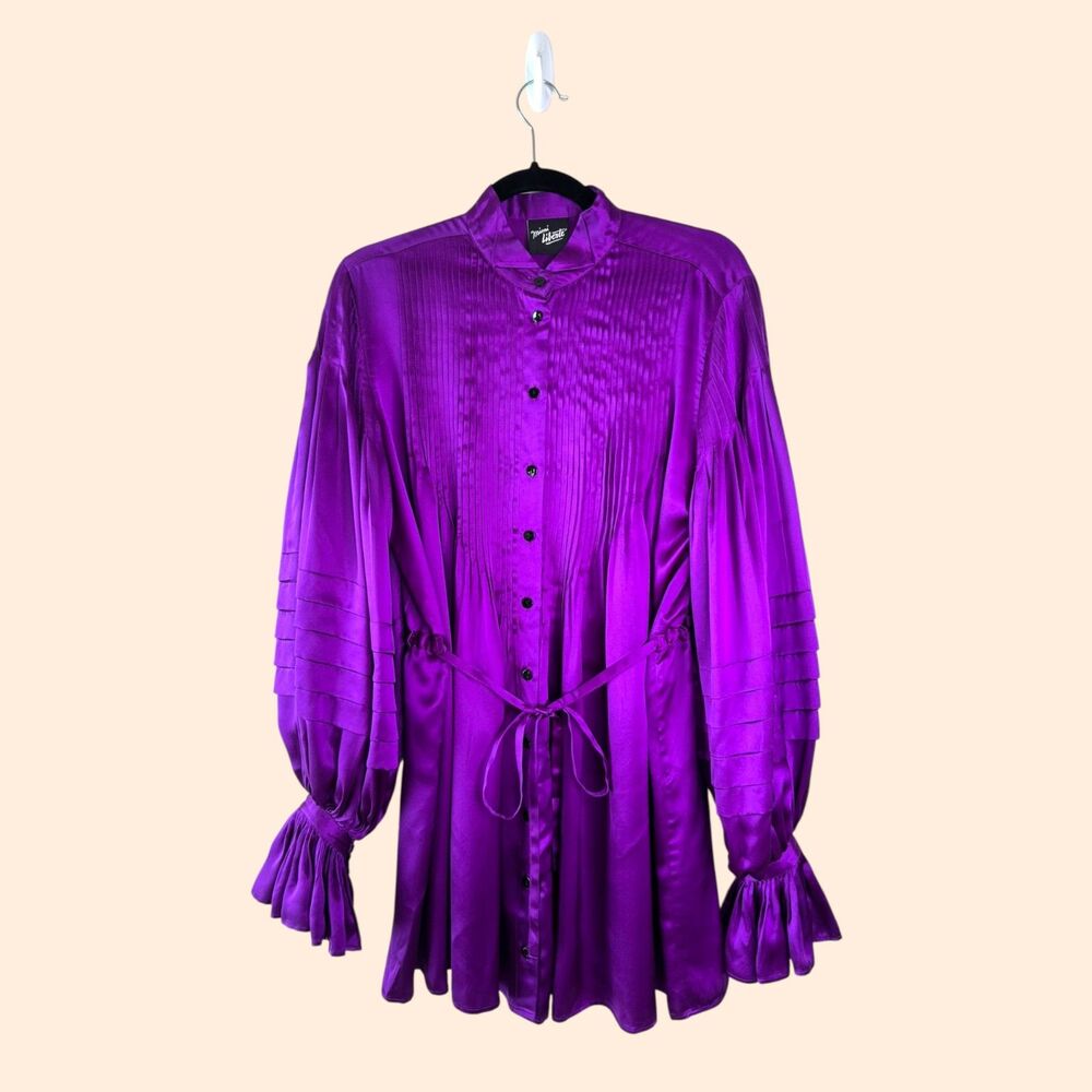 Michel Klein Mimi Liberte Silk Mini Dress